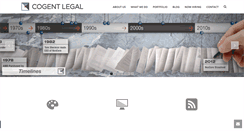 Desktop Screenshot of cogentlegal.com