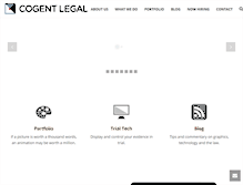 Tablet Screenshot of cogentlegal.com